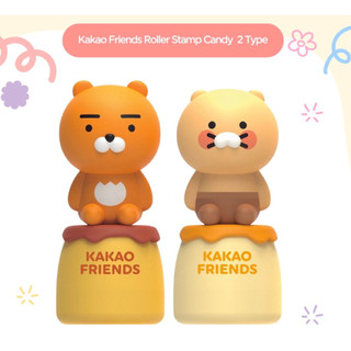 萊恩 春植 滾筒 印章 公仔 Kakao Friends 韓國