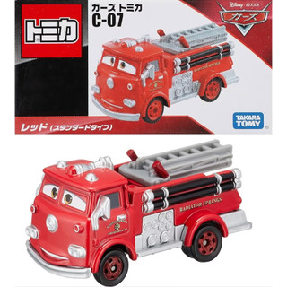 <熊葛> 全新現貨正版 TOMICA 多美 汽車總動員 cars C-07 C07 消防車 水庫車 小紅