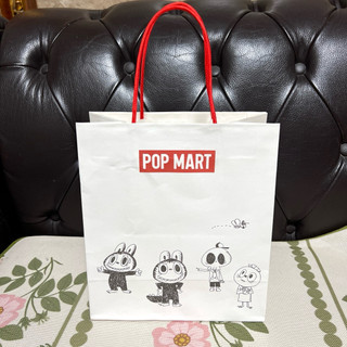 POP MART 泡泡瑪特紙袋 包裝袋 禮物袋 禮品袋 手提袋 商標收藏~LABUBU DIMOO
