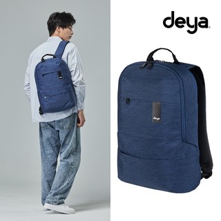 deya Venture極簡後背包 藍色︱中性後背包 通勤後背包 筆電包 輕量雙層後背包 透氣背墊