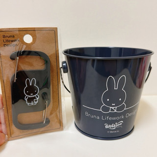 全新現貨-日本🇯🇵miffy限定 Bruna Lifework Design米菲兔系列商品 掛勾 夾鏈袋 收納桶