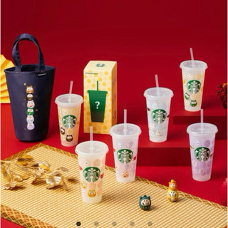 開運達摩星運禮 starbucks 星巴克 達摩 水壺 水杯 環保杯