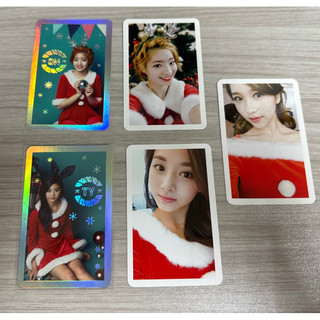 TWICE 聖誕閃卡 普卡 子瑜 多賢 Mina 小卡