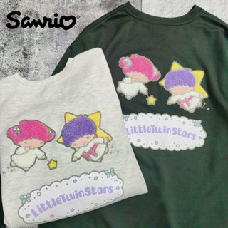 olatoy 日本 三麗鷗 Kiki&Lala 雙子星 Little twin stars 卡通長袖棉衣服大學T