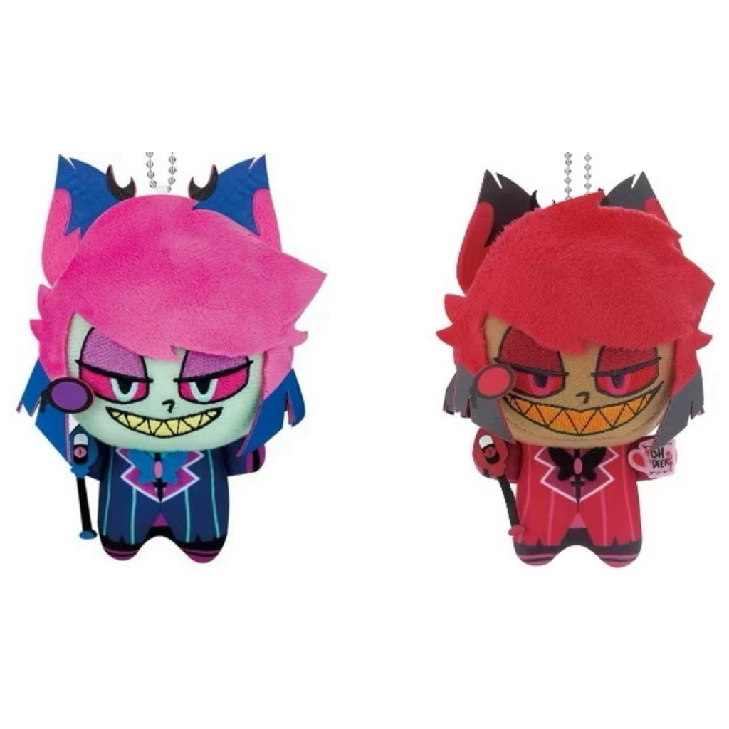 全新 正版 日版 地獄旅館 Hazbin hotel Alastor 娃娃 努努 阿拉斯托 廣播惡魔 吊飾 景品