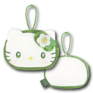 妮可日貨 日本 SANRIO 三麗鷗 凱蒂貓 HELLO KITTY 抹茶系列 珠鍊款吊飾 拉鍊零錢包 小物收納包
