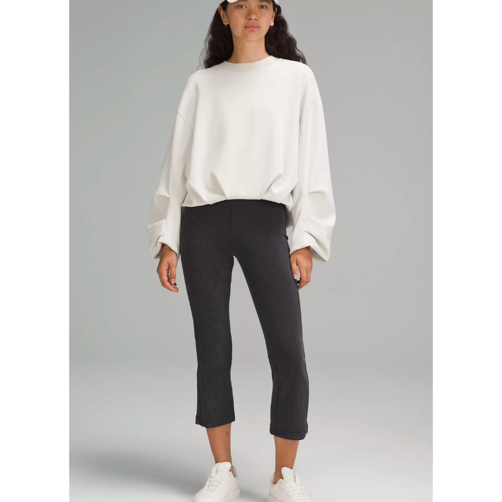 lululemon Ribbed Softstreme Zip-Leg High-Rise Cropped Pant25