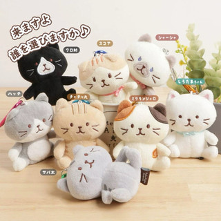 日本 Hapins fuku fuku Nyanko 貓咪吊飾 禮物 貓咪 抱枕 娃娃 可愛 交換禮物 貓咪娃娃 玩偶
