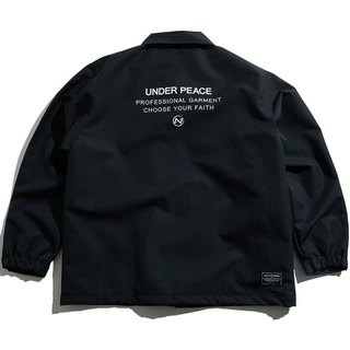 UNDER PEACE 25AW SIERRA LOGO / FR COACH JACKET 機能 教練外套 (黑色)