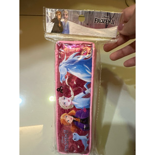 全新 隨便賣 正牌Disney冰雪奇緣 FROZEN 閃亮中型筆袋