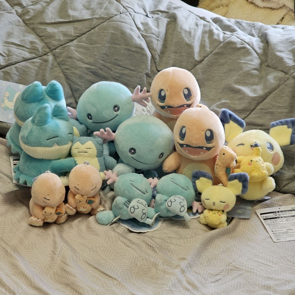 日本寶可夢中心 Little Daydream 小小白日夢 沼王 烏波 卡比獸 小卡比 皮卡丘 皮丘 小火龍 噴火龍