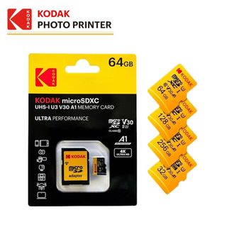 KODAK柯達 MICRO SDXC UHS-I U3 V30 A1 32/64/128/256G 高速記憶卡(附轉卡)