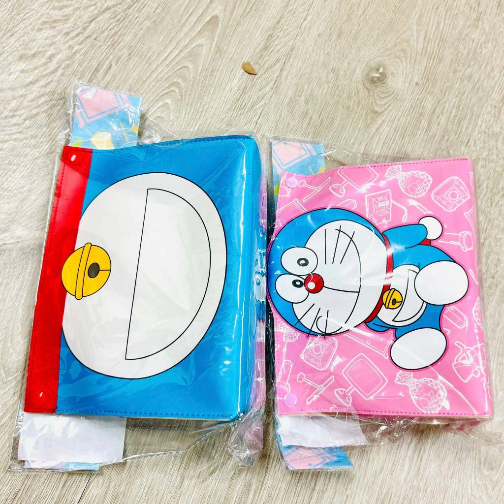 全新》 7-11 一番賞  哆啦A夢 面紙套 藍(左)/粉(右) Doraemon 小叮噹