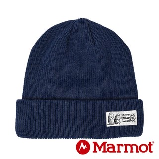 【Marmot】MMW刷毛防曬保暖毛帽『藏青』TSAUE225