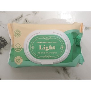 comet Pure Light系列 嬰幼兒濕紙巾 掀蓋式, 120張
