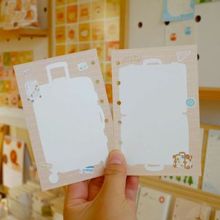 [拿鐵熊] 行李箱 BIBLE A6per 活頁 秋島 分裝 #2623