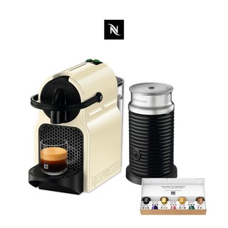 【Nespresso】膠囊咖啡機 Inissia & Aeroccino3奶泡機組合/贈咖啡組