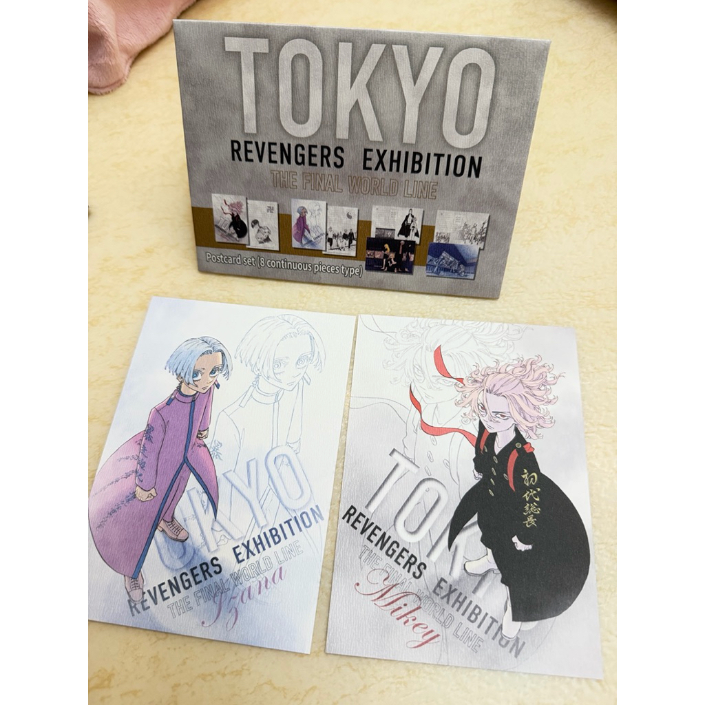 東京復仇者展覽限定·東卍💗佐野萬次郎 麥奇 黑川伊佐那 雙面設計 明信片 佐野家 ｜東京リベンジャーズ 東リべ展