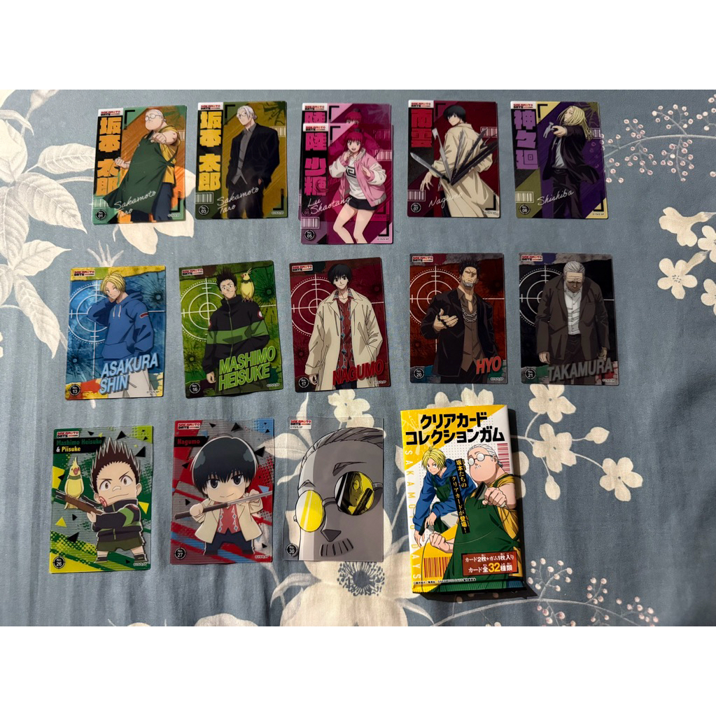 日本帶回🇯🇵正版 SAKAMOTO DAYS 坂本日常 卡片 透卡 神神廻 坂本太郎 南雲 朝倉新 陸少糖