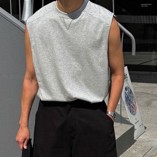 正韓簡約純棉倒三角剪裁圓領無袖背心 3色 YUPPIE 預購商品 0825