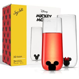 預購💜空運💜美國迪士尼 JoyJolt 玻璃杯 杯子 水杯 禮盒 米奇 米妮 mickey minnie