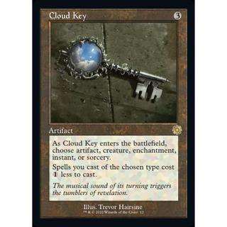 (J市集) BRO Retro Frame Artifacts Cloud Key Retro
