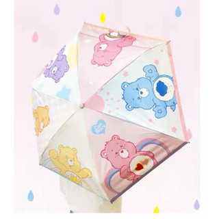 ［Be Woman]現+預 Care Bears 彩虹熊 愛心熊 雨傘 遮陽傘 折疊傘 收折 三折 五折 自動傘