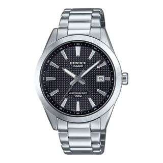 【CASIO 卡西歐】EDIFICE 精緻巴黎釘紋 經典黑 時尚俐落 日期顯示窗 EFV-160D-1A 40mm