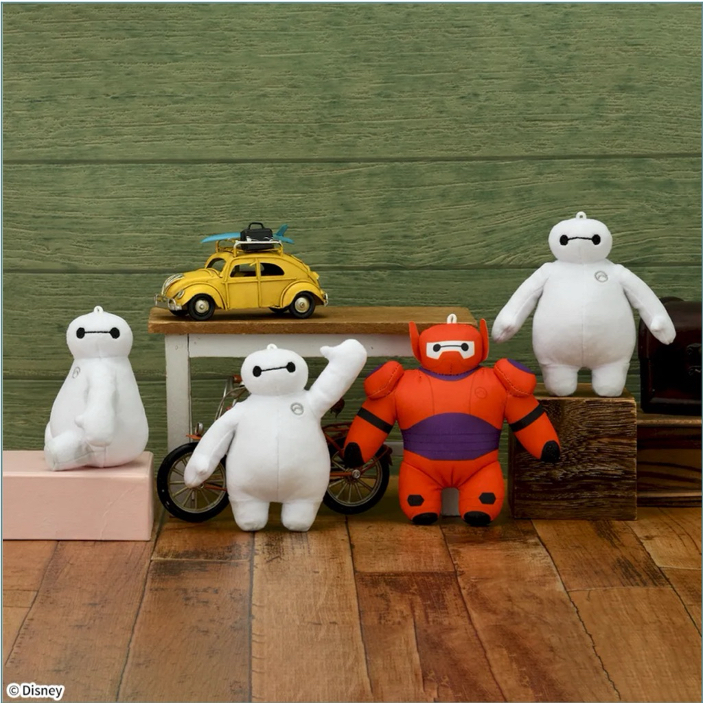 ❤Lika小舖❤大英雄天團 日本帶回 全新正版現貨 Big Hero 景品玩偶布偶娃娃吊飾 杯麵吊飾 Baymax