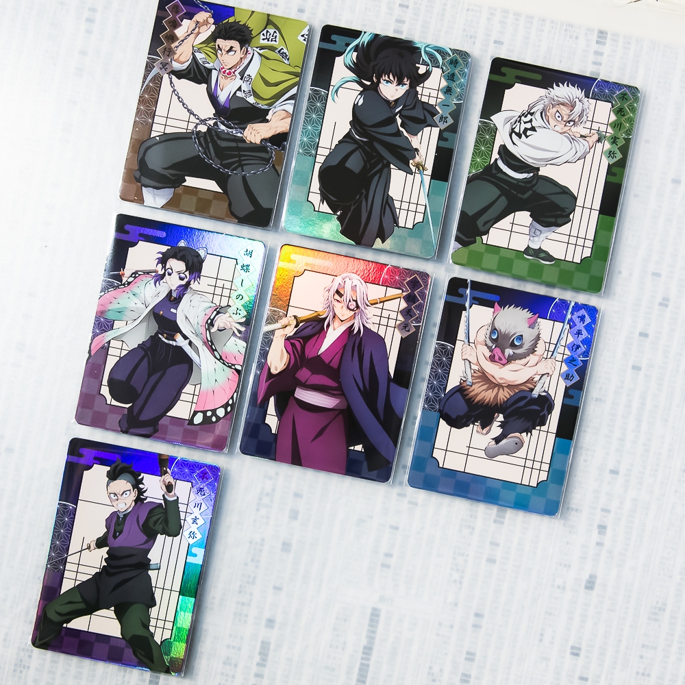 鬼滅之刃 前進無限城 收藏 閃卡 卡片 卡牌（嘴平伊之助、不死川玄彌、悲鳴嶼行冥、憎珀天）