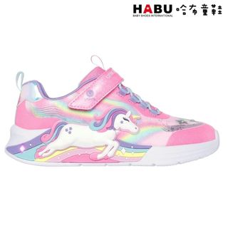 【SKECHERS】女童系列 S Lights-Unicorn 大童 獨角獸 發光燈鞋 302298LPKMT｜哈布童鞋