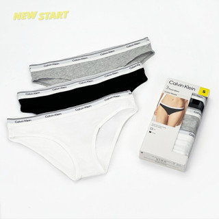 【New START精品服飾-員林】現貨 Calvin Klein CK 女款 橫線字母 細帶內褲 三件組 CK內褲