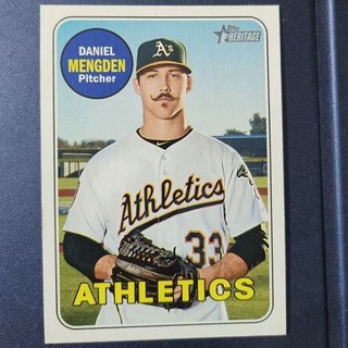 2018 Topps Heritage 中信兄弟隊 猛登 Daniel Mengden 球員卡