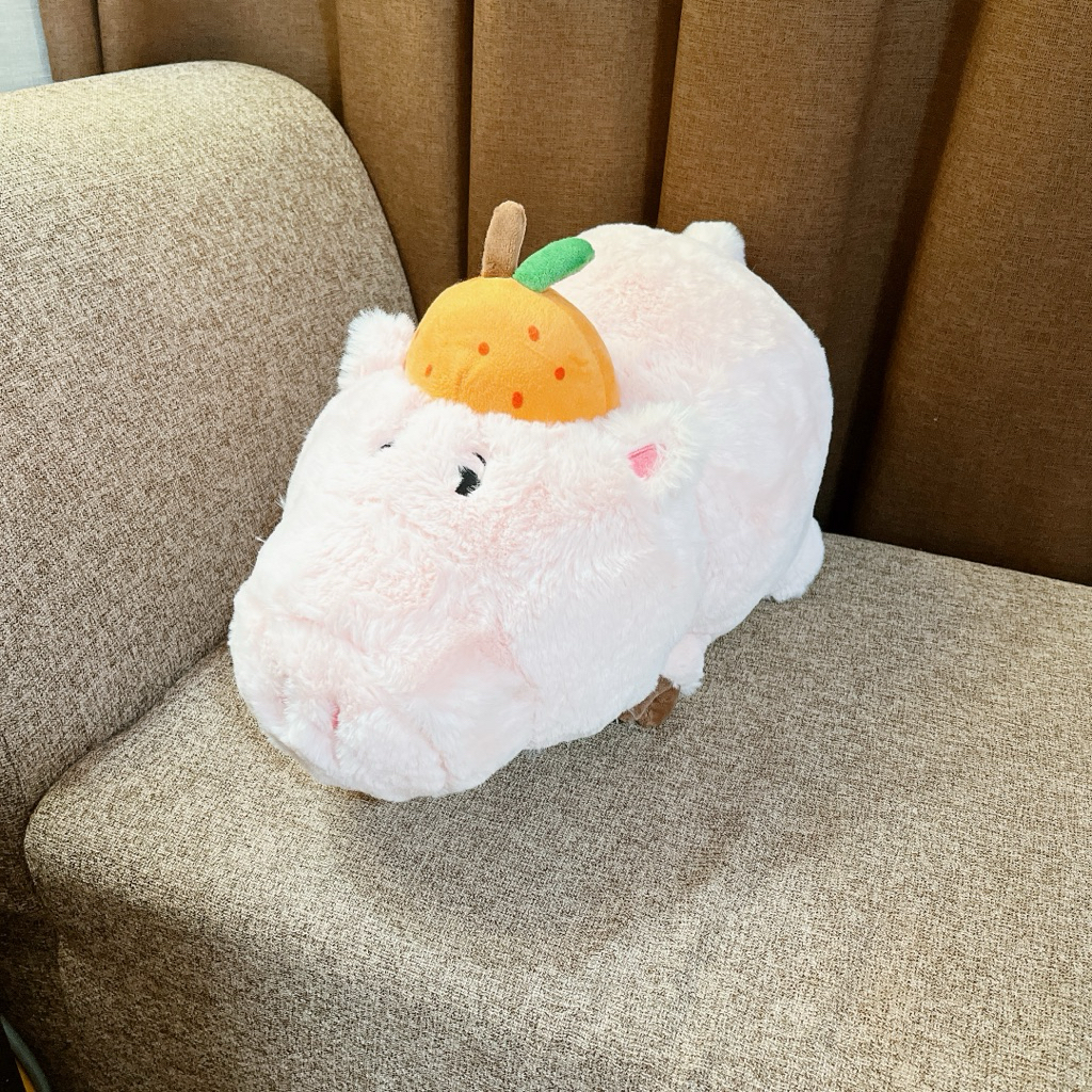 【官方授權】【正版雷標】【臺灣現貨】火腿豬 毛茸茸款正版雷標火腿豬毛絨玩具趴趴豬公仔娃娃金錢豬玩具總動員玩偶情人節禮物