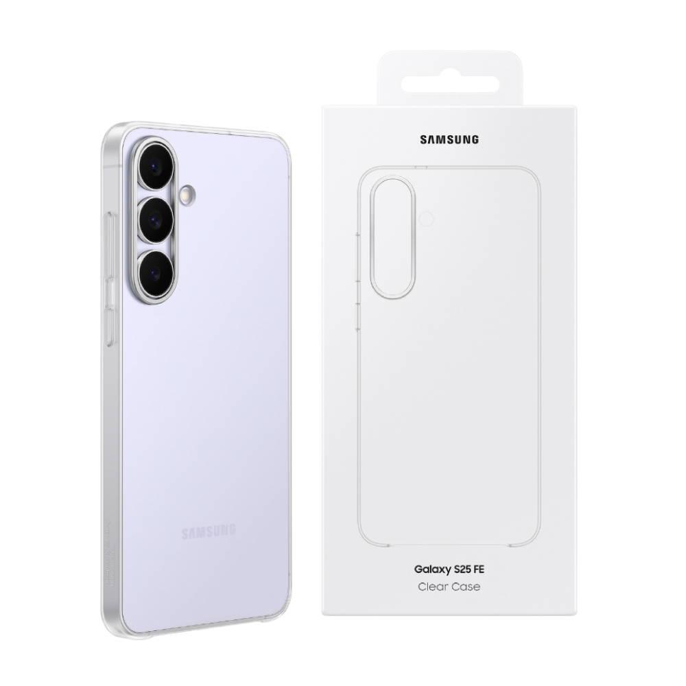 Samsung 三星原廠官方 Galaxy S25 FE 透明保護殼【盒裝】EF-QS731
