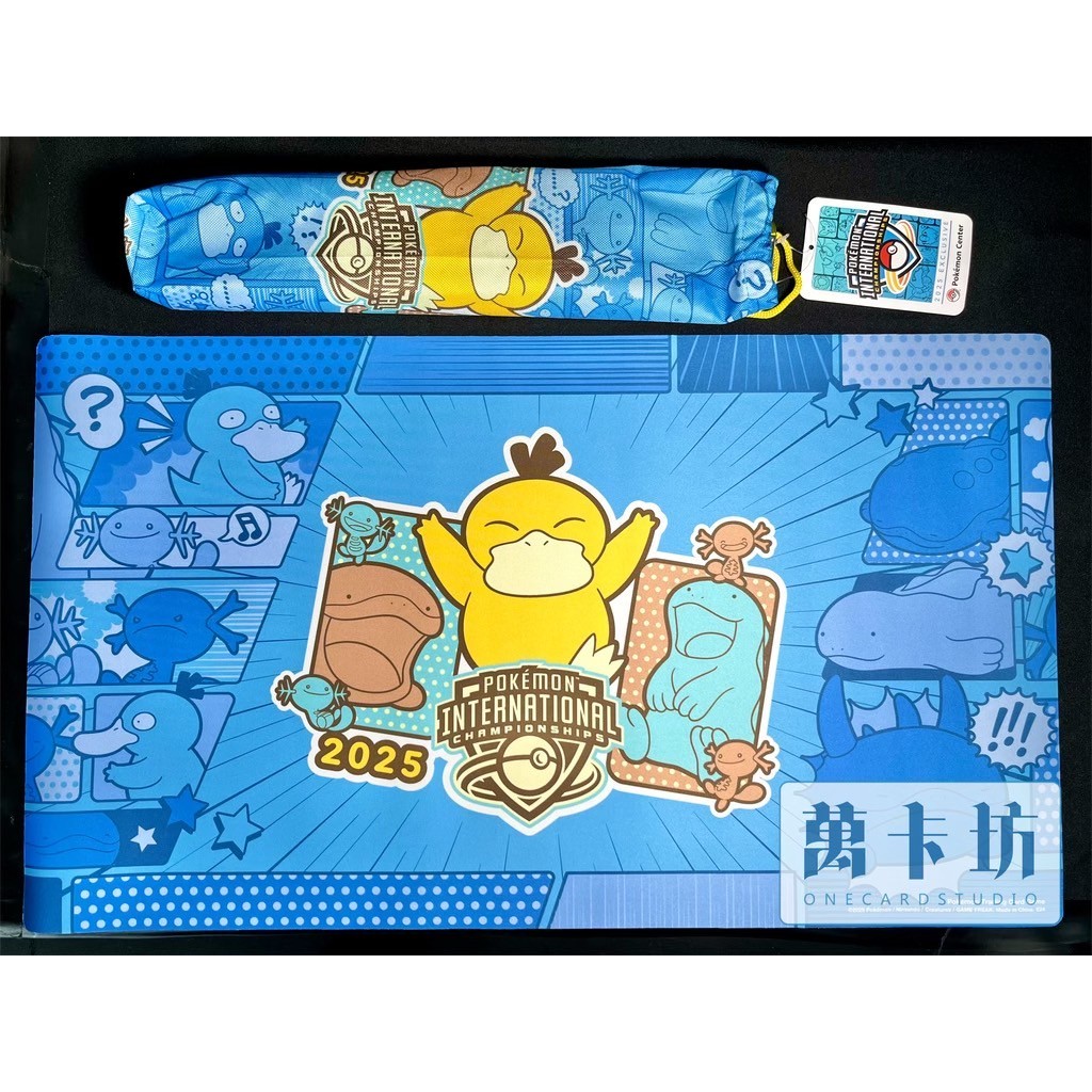 萬卡坊 / 寶可夢 PTCG 國際版 EUIC 2025 可達鴨 烏波 沼王 帕底亞烏波 帕底亞土王 卡墊 橡膠對戰桌墊