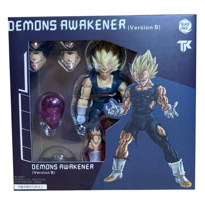全新現貨 TK黑洞 七龍珠 魔人達爾 魔人貝吉達 戰損版 3.0素體 黑衣版 貝吉塔