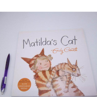 「二手書」Matilda's Cat Emily Gravett Kate Greenaway Medal 英文繪本