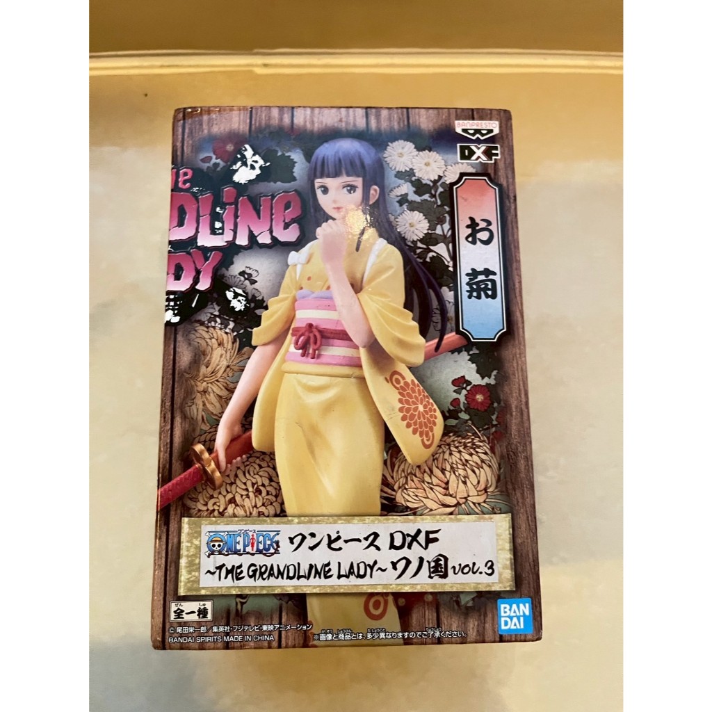 日本正版 小菊 DXF 和之國 vol.3 菊之丞 阿菊 海賊王 航海王 金證 代理 公仔 景品