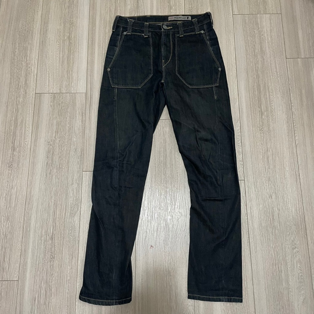 老款 LEJ Levi's levis 502 10011-0010 W29 L32 深藍刷色小直筒牛仔褲 512