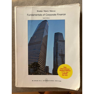 Fundamentals of Corporate Finance 8版 財務管理 Brealey Myers