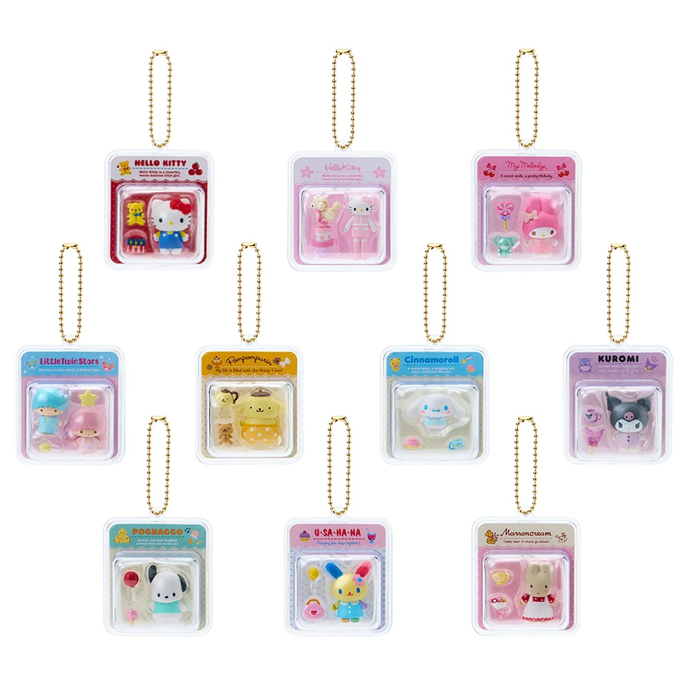 Sanrio 三麗鷗 包裝盒造型吊飾