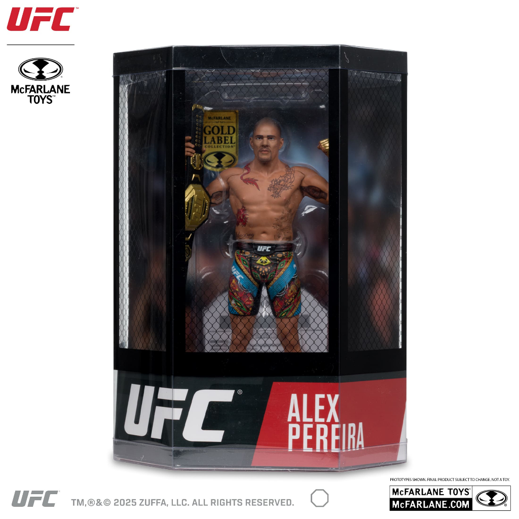 全新現貨 麥法蘭 UFC Alex Pereira 亞歷克斯佩雷拉 MMA 7吋 1/6雕像 終極格鬥冠軍賽 金標限定