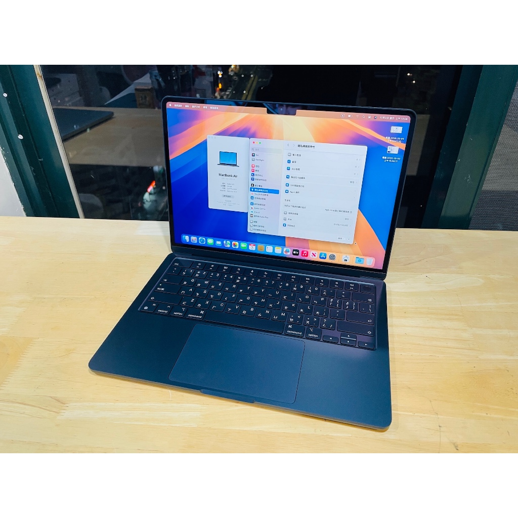 台中 保固2025/11/18 MacBook Air 13吋 M3 24G 512G  黑色 蘋果電腦 A3113