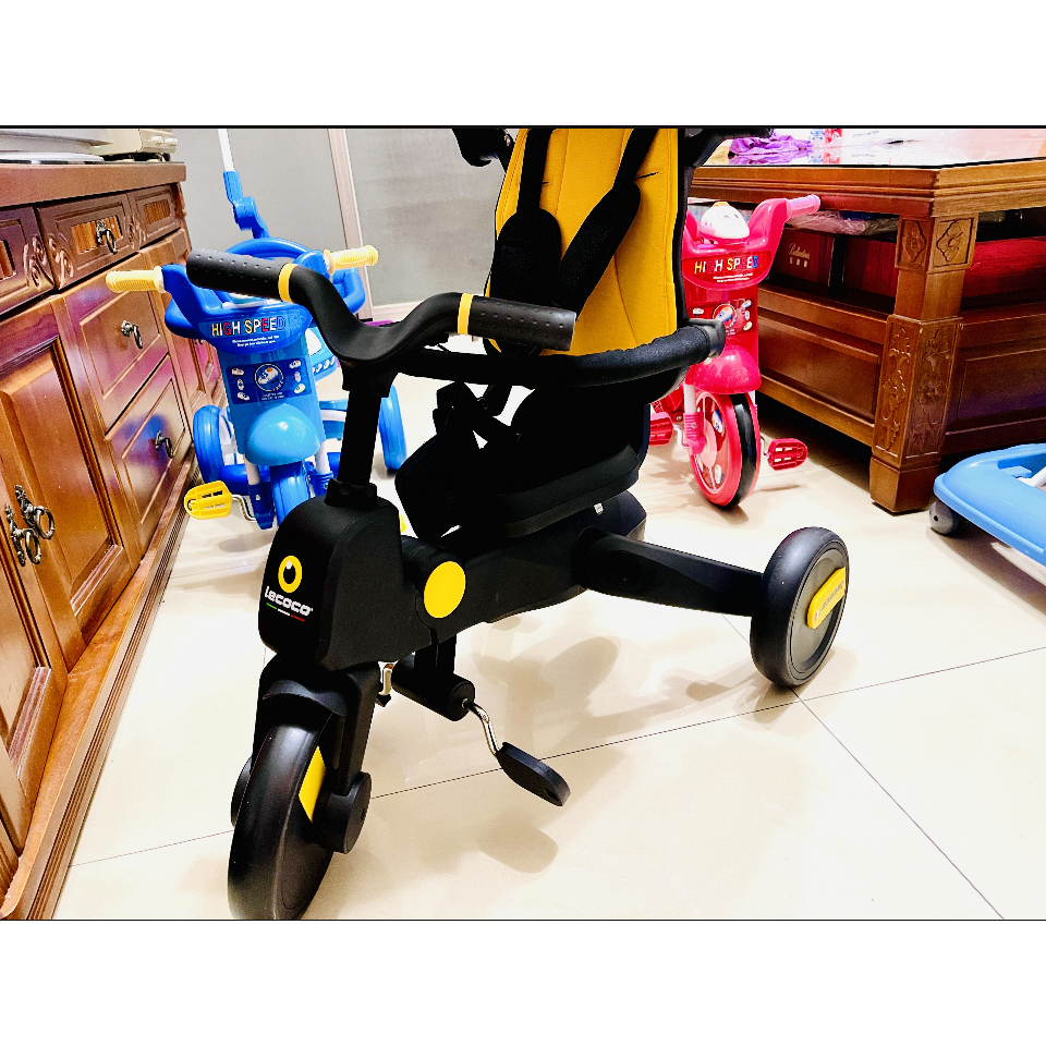 (二手)義大利Lecoco三輪車、嬰兒推車、腳踏車 適用年齡 1-3歲 (二手)