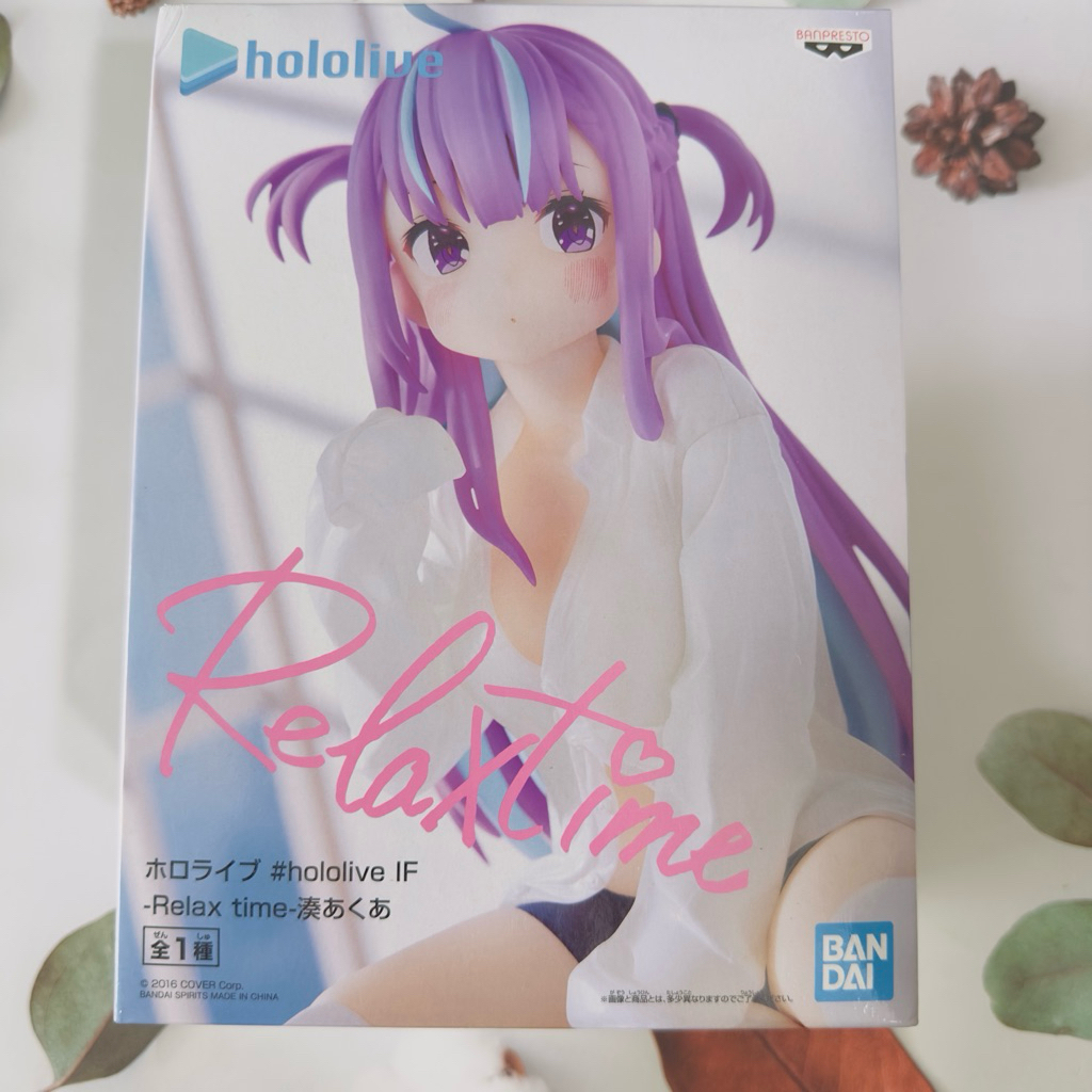 ￥My公仔￥ 日本 日版 Hololive 湊阿庫婭 IF Relax time 阿夸 湊あくあ 休息時光 景品 公仔