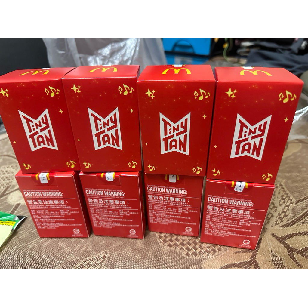 台灣麥當勞 TinyTan BTS 防彈少年團 公仔