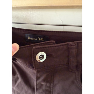 8-9成新🆕正版 Massimo Dutti 咖啡☕️彈性 長褲 36號