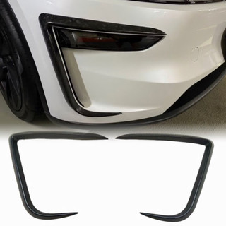 【乾碳】Tesla Model Y 煥新版 升級 碳纖維 霧燈風刀 前保風刀 前定風翼 前霧燈框 風刀