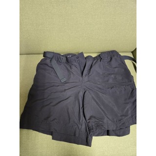 〔二手〕columbia鐵灰色附腰帶短褲m號